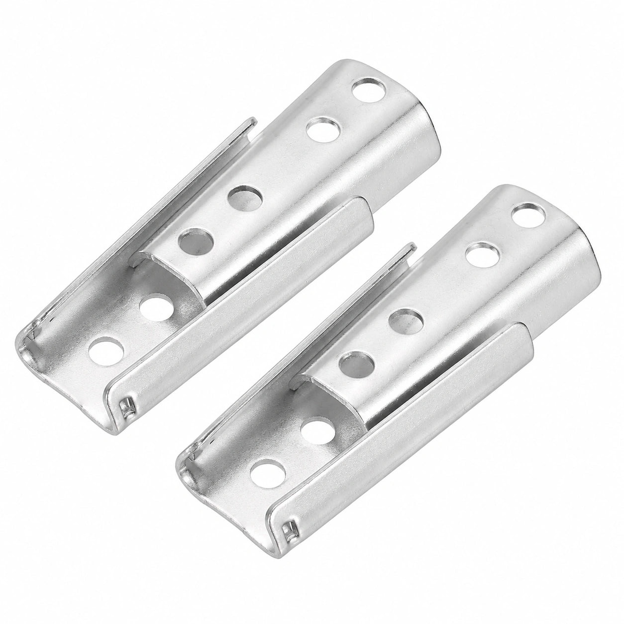 QUARKZMAN Sofa- und Möbelverbinder-Set, 2 Stück, 90mm, Verriegelungsklemmen, silber
